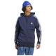 Adidas Ανδρική ζακέτα Essentials Fleece 3-Stripes Full-Zip Hoodie